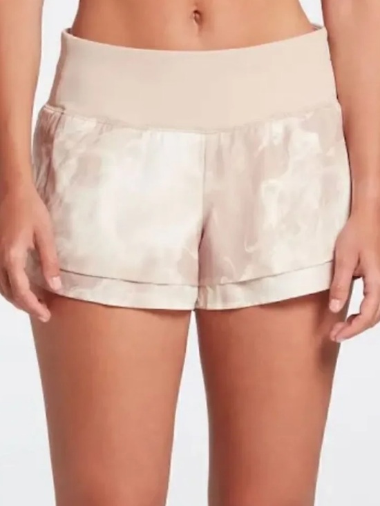 CALIA by Carrie Underwood Pants - Calia Kick It Up Shorts Sacred Smoke Sandstone Tan Performance Athletic Medium